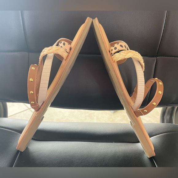 🩴 Dolce Vita Brown Jessa tan Sandals NWT NO BOX - Picture 3 of 8